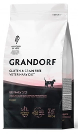 Корм Grandorf Veterinary Diet Urinary S/O для кошек с индейкой 2 кг