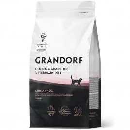 Корм Grandorf Veterinary Diet Urinary S/O для кошек с индейкой 400 г