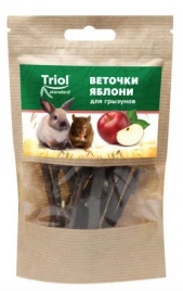 Лакомство Triol для грызунов "Веточки яблони" 40 г