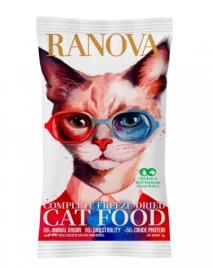 Полнорационный сухой корм Ranova для кошек с курицей и говядиной, 8 г
