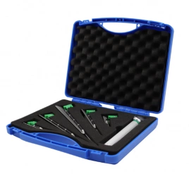 Ларингоскоп "VitaVet Pro" VET-1700, набор из 5 клинков Миллера