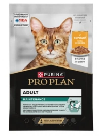 Корм Purina Pro Plan Adult Maintenance для кошек с курицей в соусе 85 г