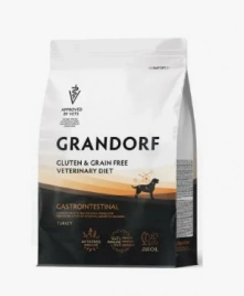 Корм Grandorf Gastrointestinal для собак при заболеваниях ЖКТ с индейкой 3 кг