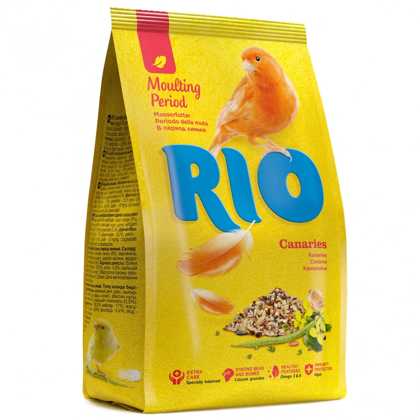 Корм Rio для канареек в период линьки 500 г фото 1