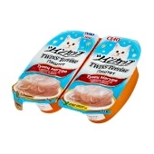 Корм Inaba Ciao Twins Terrine для кошек паштет из тунца Магуро и куриное филе со вкусом ширасу 70 г фото 1