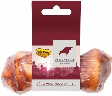 Лакомство Мнямс "Пармская косточка" для собак, размер S, 35 г фото 3