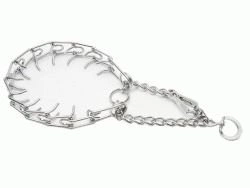 Ошейник для собак Каскад с вертлюгом хром, диаметр 2,5 мм, длина 45 см фото 1
