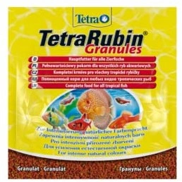Корм для рыб TetraRubin Granules гранулы для окраса, 15 г фото 1