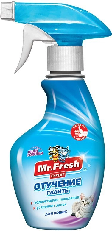 Спрей Mr.Fresh Expert "Отучение гадить" для кошек корректировка поведения 200 мл фото 1