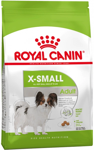Royal Canin X-Small Adult Корм сухой для взрослых собак очень мелких размеров от 10 месяцев, 500 г фото 1