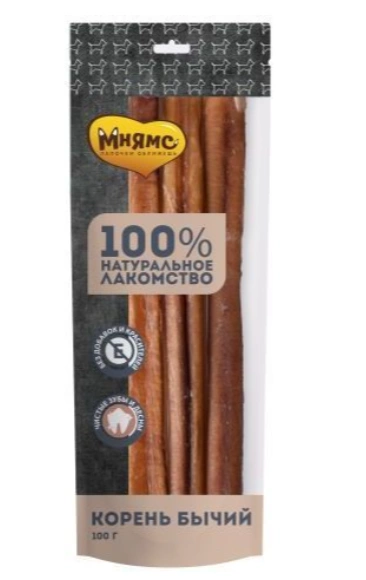 Лакомство Мнямс Корень бычий, 100 г фото 1