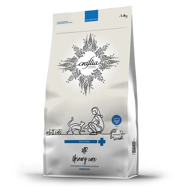 Корм Craftia Galena Urinary для кошек растворение струвитных камней 1.4 кг фото 1