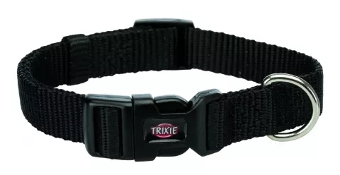 Ошейник Trixie Premium M-L для собак длина 35-55 см, ширина 22 мм, черный фото 1