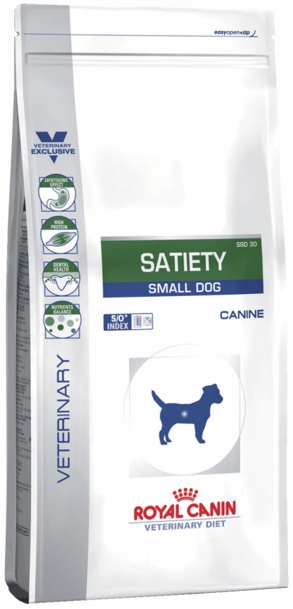 Корм Royal Canin Satiety Small Dog для собак мелких пород, контроль избыточного веса 1,5 кг фото 1