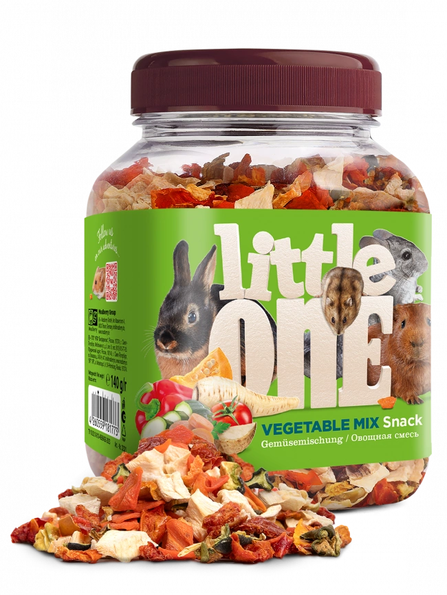 Лакомство Little One "Овощная смесь" для грызунов 140 г фото 1