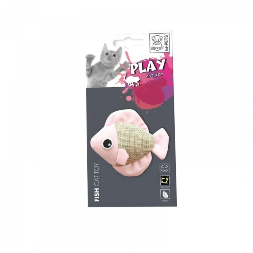 Игрушка MPets "Рыбка" для кошек 8*4*7 см фото 1