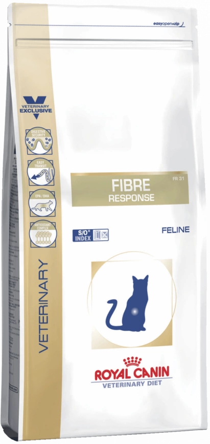 Корм Royal Canin Fibre Response для кошек при нарушениях пищеварения 2 кг фото 1