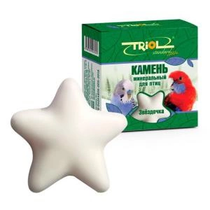 Камень минеральный Triol для птиц  "Звездочка" 30г фото 2