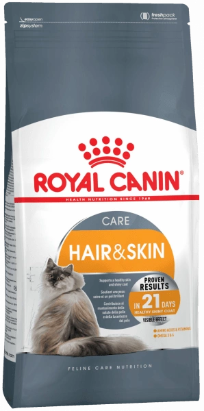 Корм Royal Canin Hair&Skin Care для кошек с чувствительной кожей и поврежденной шерстью 400 г фото 1