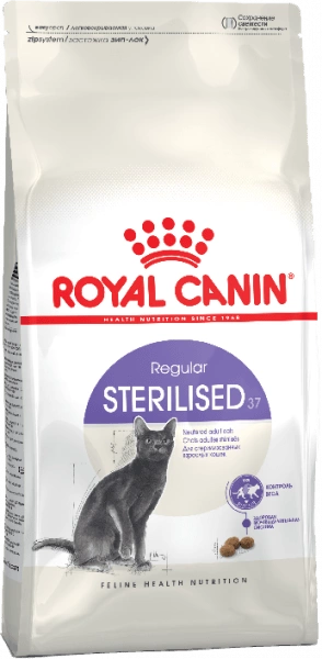 Royal Canin Sterilised 37 Корм сухой сбалансированный для стерилизованных кошек, 400 г фото 1