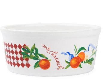 Миска для собак и кошек Mr.Kranch из фарфора "Апельсины" 450 мл фото 1