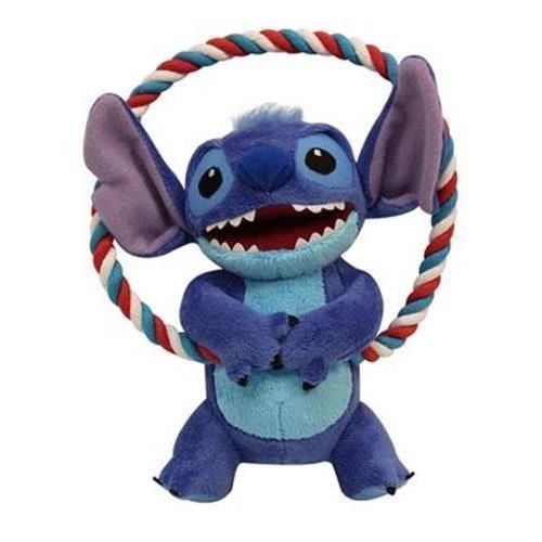 Игрушка для собак Triol Disney "Stitch с круглым канатом" мягкий 20 см фото 1