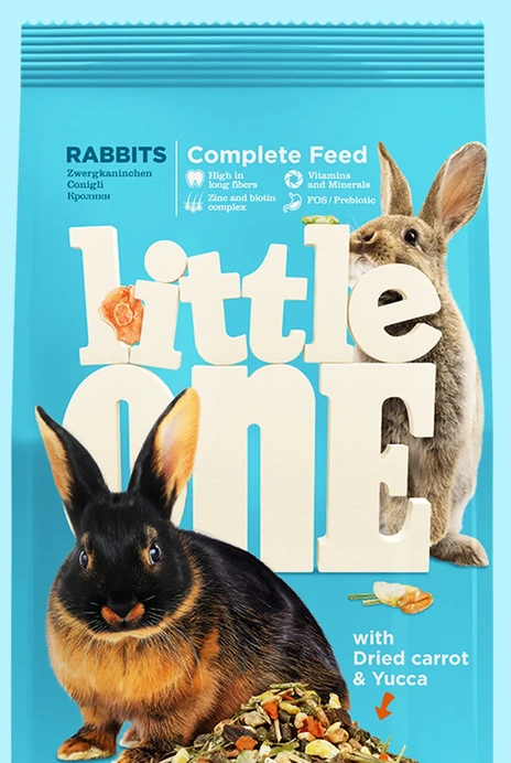Корм Little One для кроликов 2,3 кг фото 1