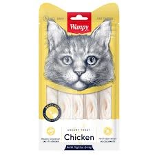 Лакомство Wanpy Cat для кошек нежное пюре из курицы 70 г фото 1