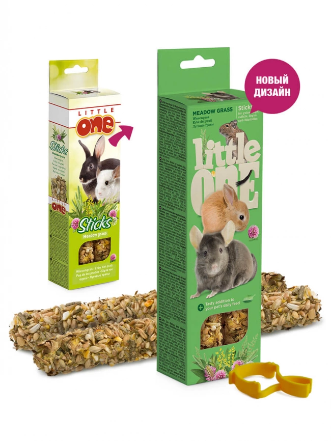 Палочки Little One для грызунов с луговыми травами фото 1