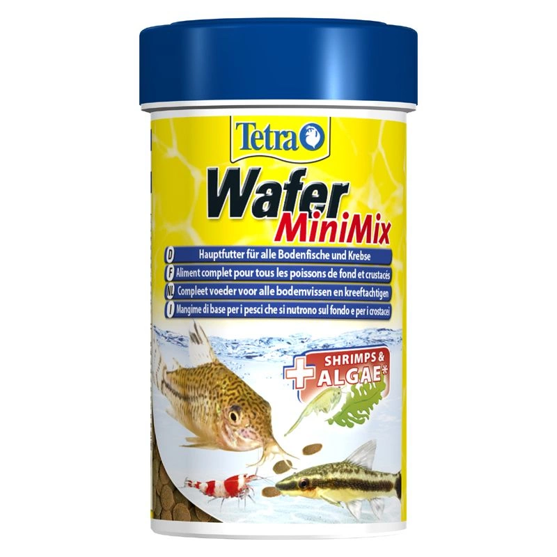 Корм для донных рыб Tetra Wafer Mini Mix мини-чипсы 100 мл фото 1
