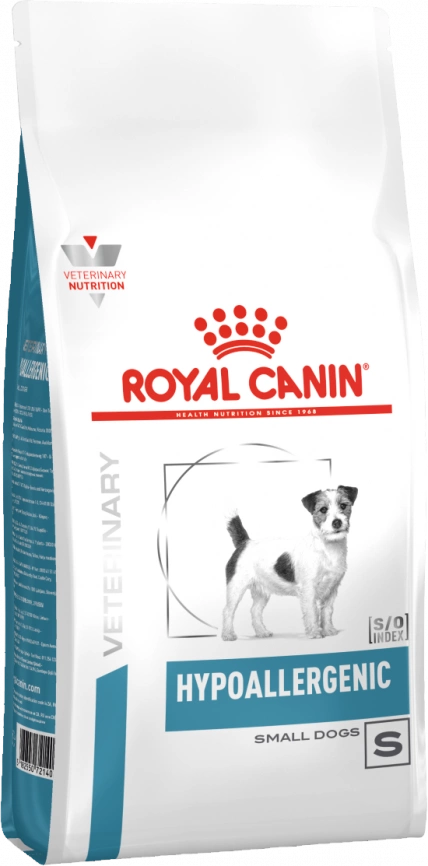 Корм Royal Canin Hypoallergenic Small для собак с пищевой аллергией или непереносимостью 1 кг фото 1