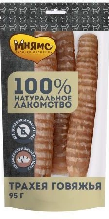 Лакомство Мнямс для собак Трахея говяжья 95 г фото 2