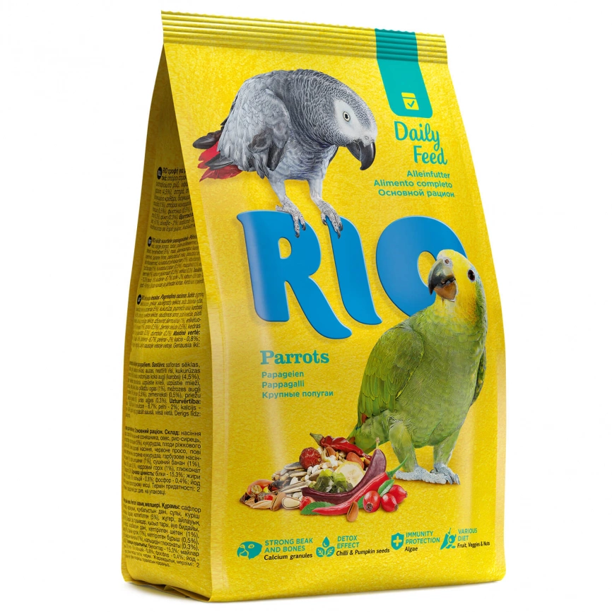 Корм Rio для крупных попугаев основной 1 кг фото 1
