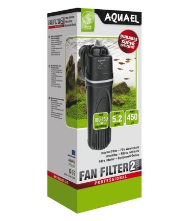 Фильтр внутренний AQUAEL FAN-2 plus 450л/ч  до 150л фото 1