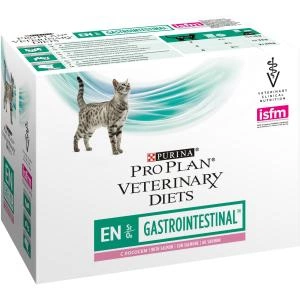 Корм Purina Veterinary Diets EN Gastrointestinal для кошек при заболеваниях ЖКТ с лососем 85 г фото 1